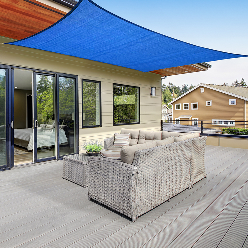 Garden Waterproof Blue Shade Sails
