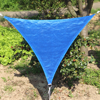 Triangle Blue Shade Sail Canopy