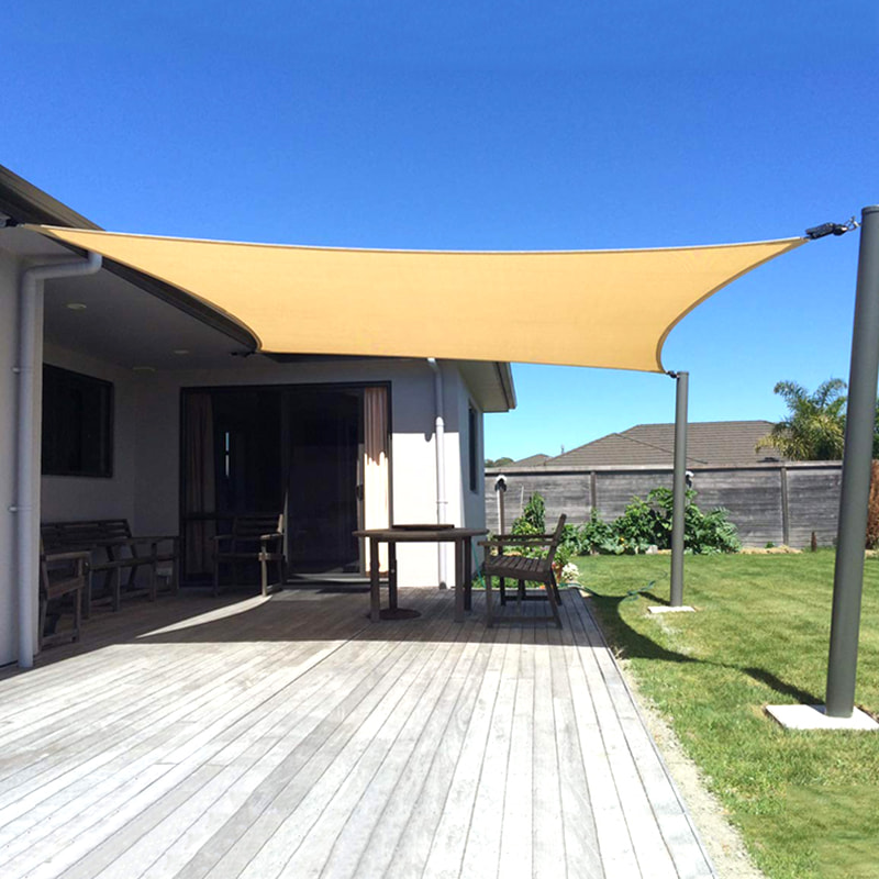 Square Backyard/Patio Sun Shade Sail