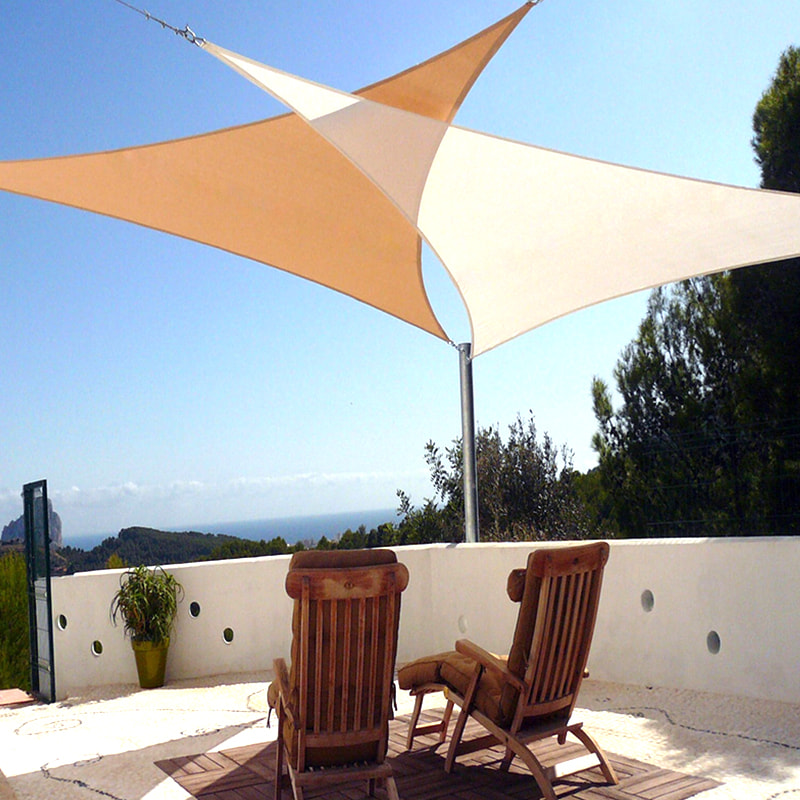 PU Coated Waterproof Sun Shade Sail