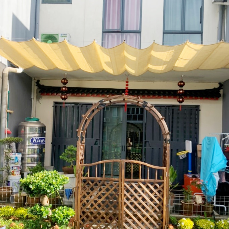 High-density Polyethylene Sun Shade Awning Outdoor Balcony Garden