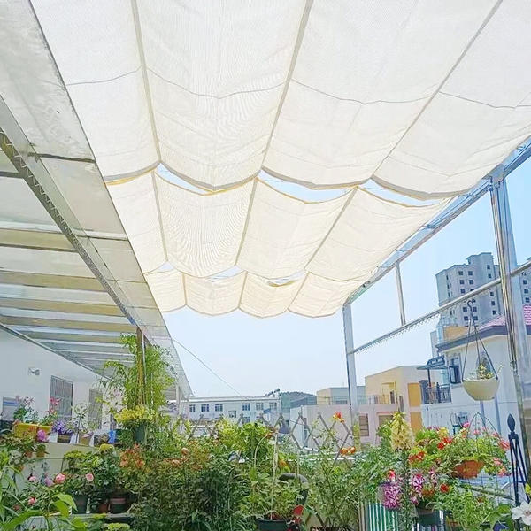 100% Virgin HDPE With UV polyester Sun Shade Awning