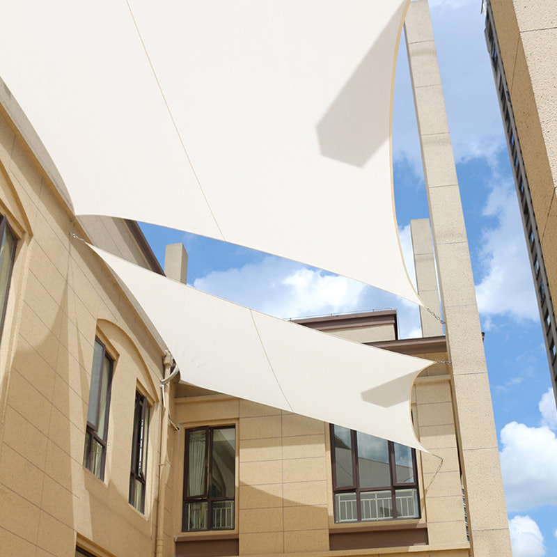 The best materials for sun shade sail cloth: durability and design